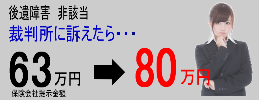 後遺障害非該当 裁判所に訴えたら?